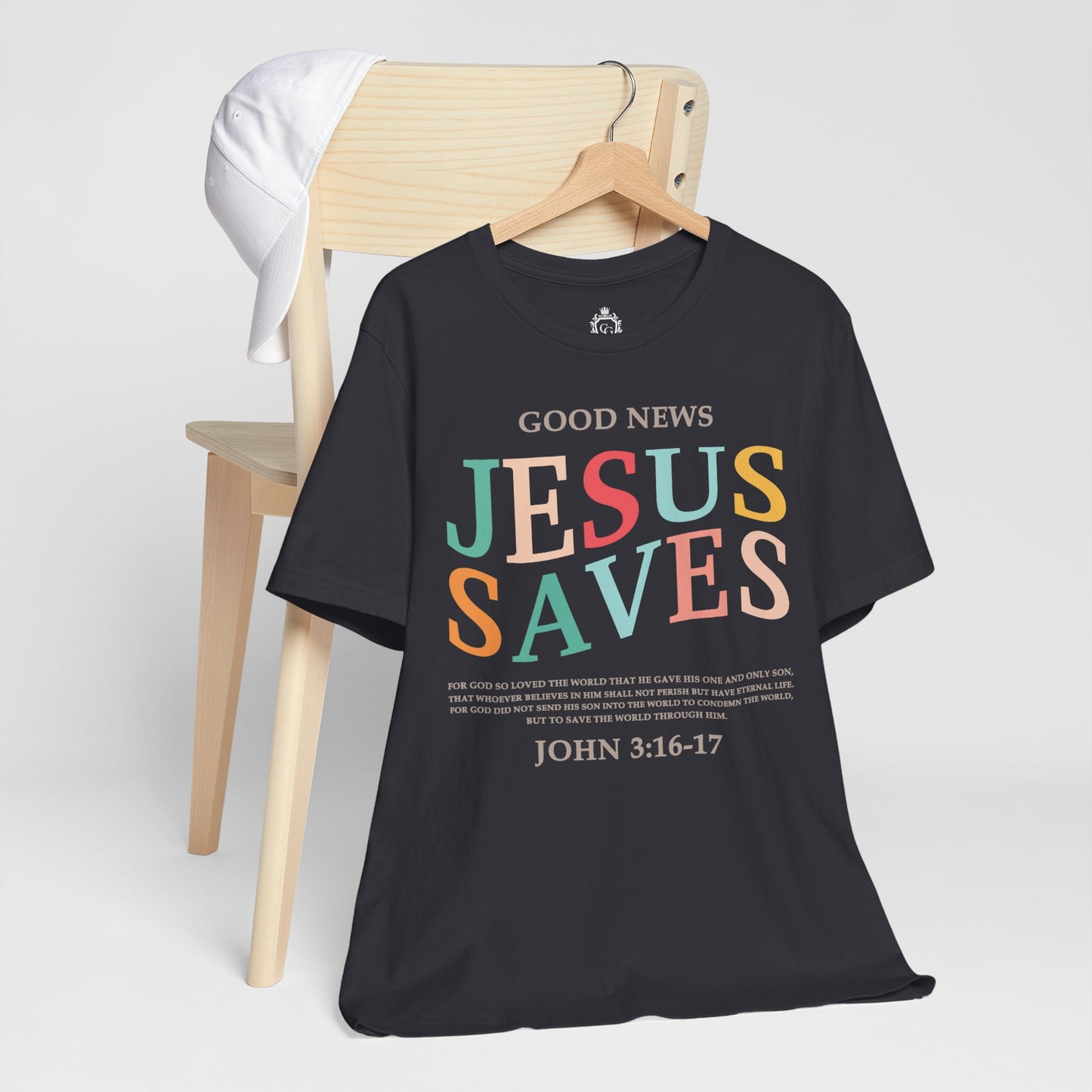 Jesus Saves Jersey Short Sleeve Tee