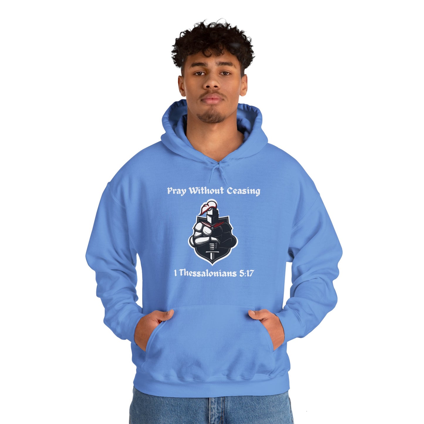 Christian Inspirational Hooded Sweatshirt - Pray Without Ceasing