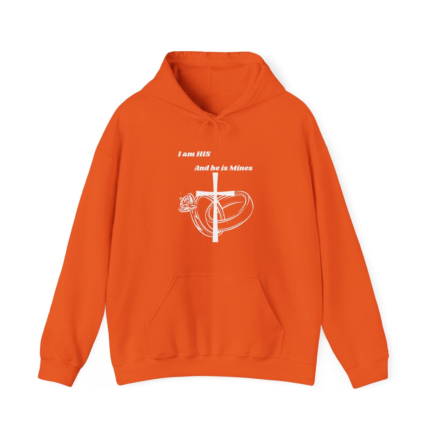 I am His And He Is Mines Heavy Blend™ Hooded Sweatshirt