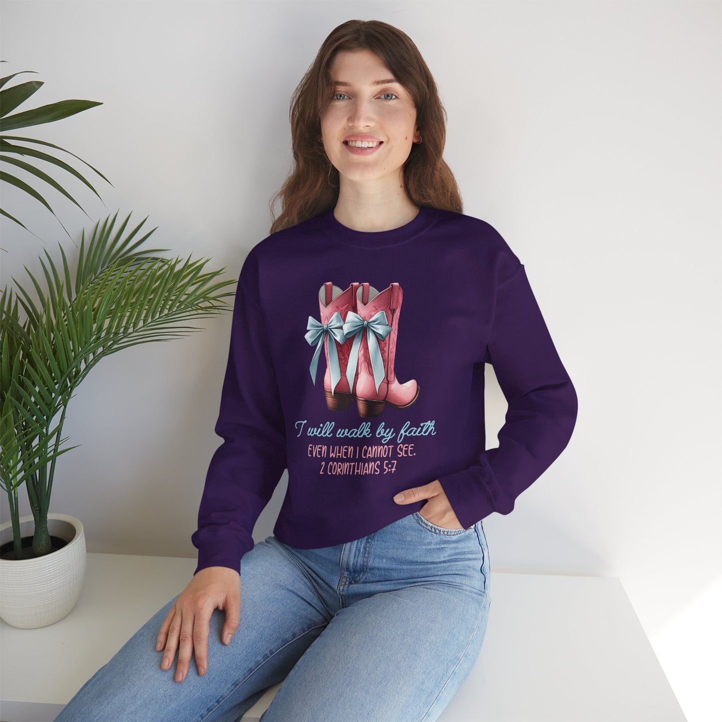 Walk By Faith Women Sweatshirt