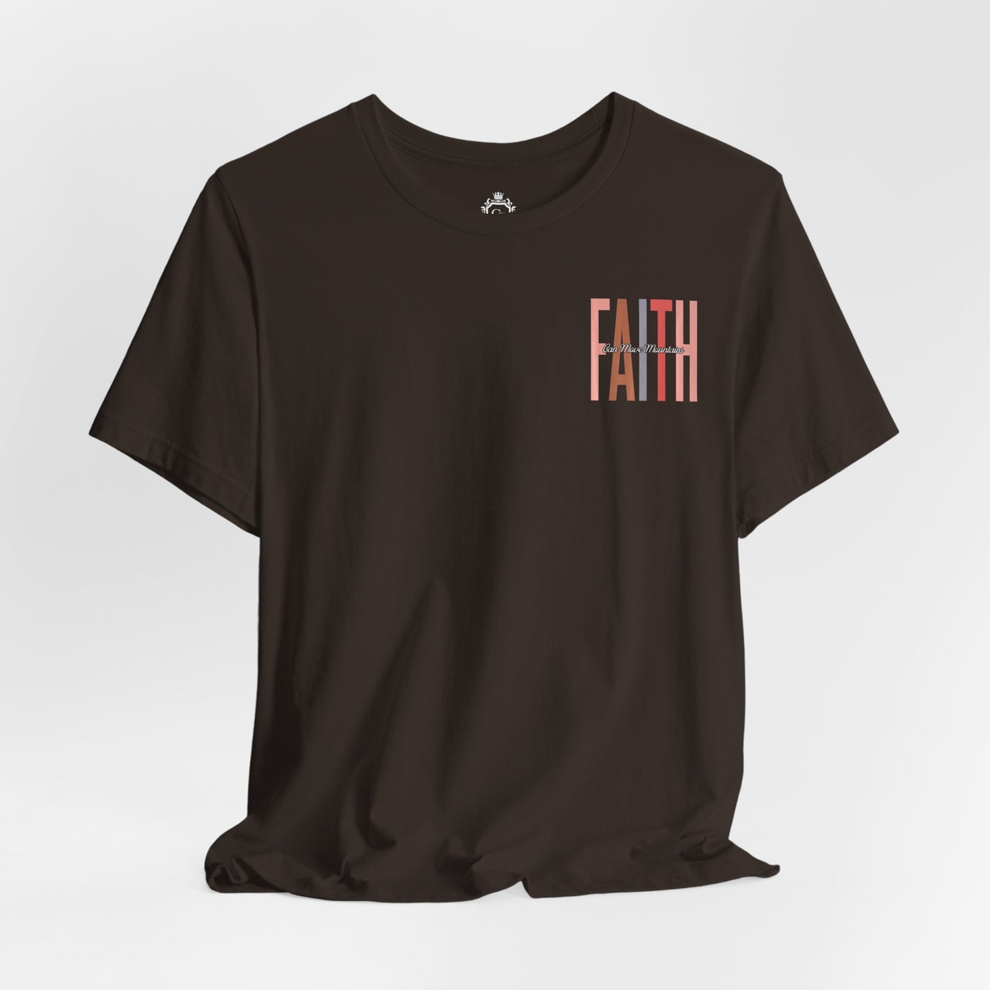 Faith Can Move Mountains Jersey Short Sleeve Tee