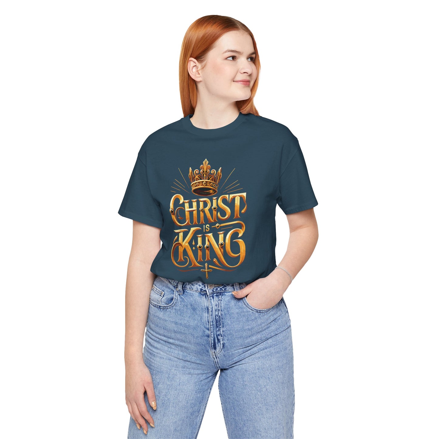 Christ Is King Jersey Short Sleeve Tee