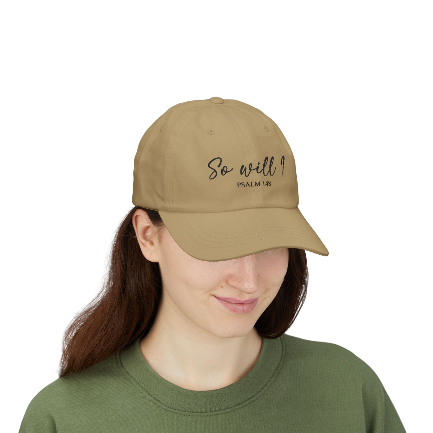 So Will I Embroidered Cap