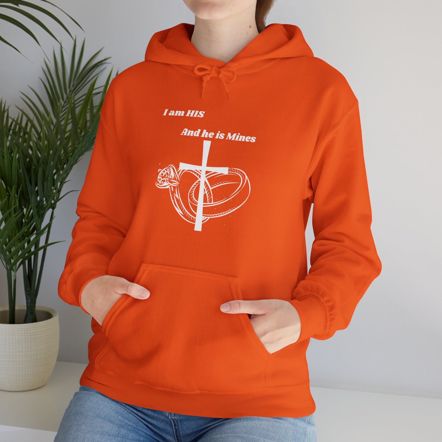 I am His And He Is Mines Heavy Blend™ Hooded Sweatshirt