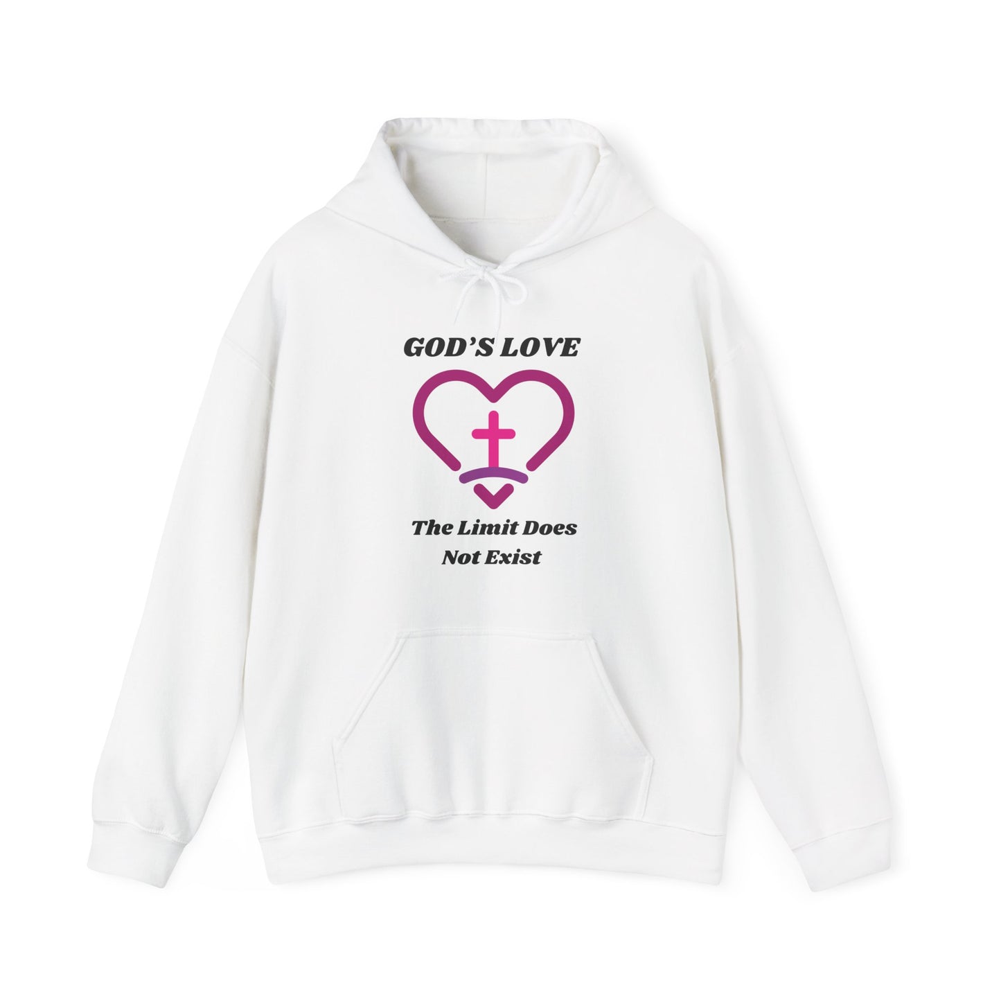 God's Love The Limit Does Not Exist Heavy Blend™ Hooded Sweatshirt