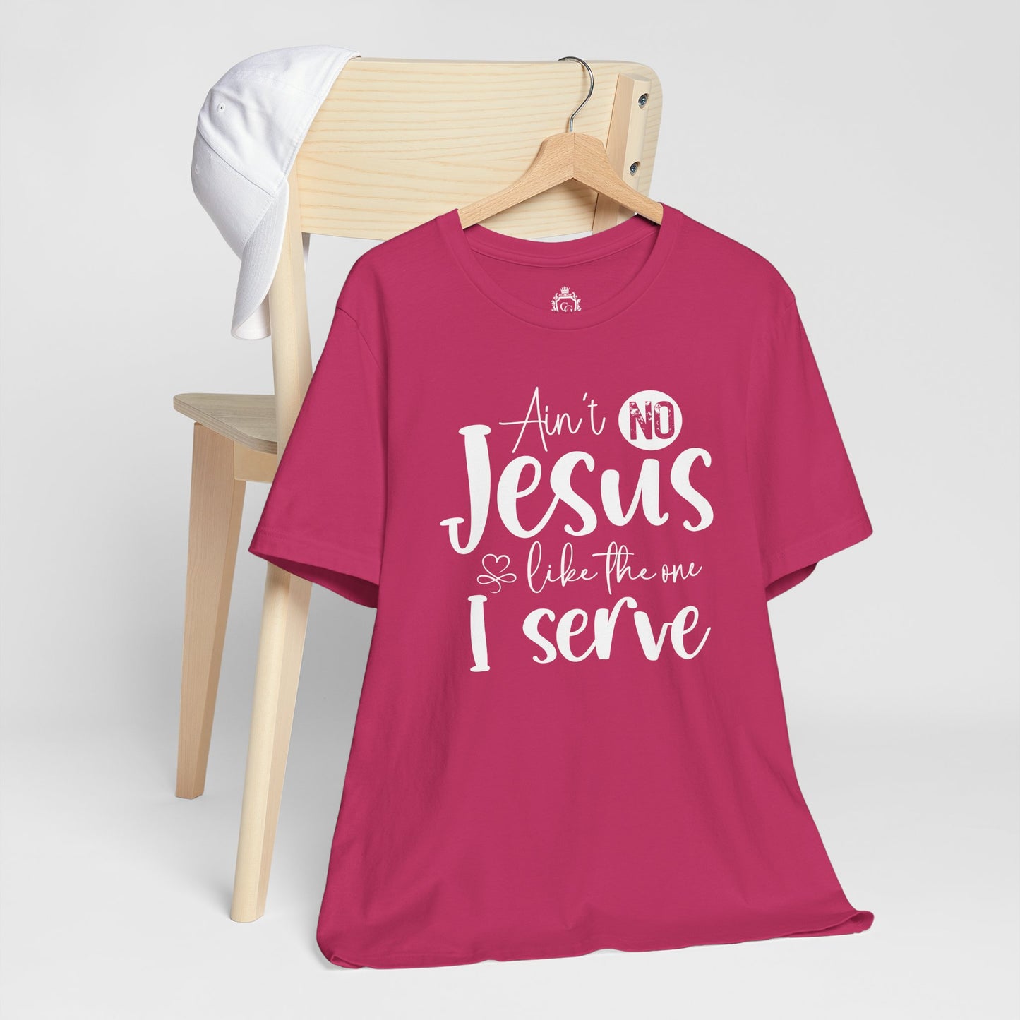 Ain’t No Jesus Like The One I Serve Jersey Short Sleeve Tee