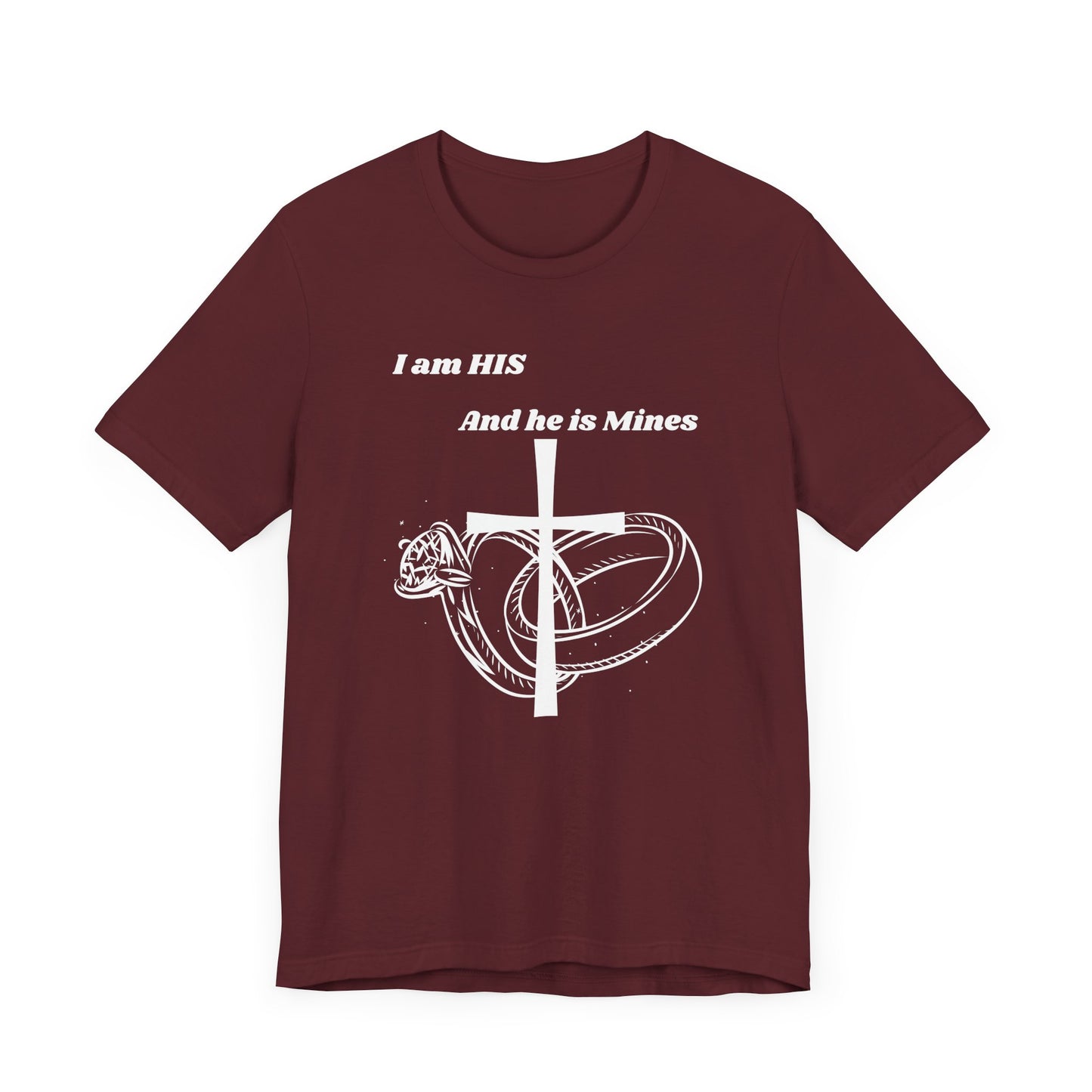 I Am His And He Is Mines Jersey Short Sleeve Tee