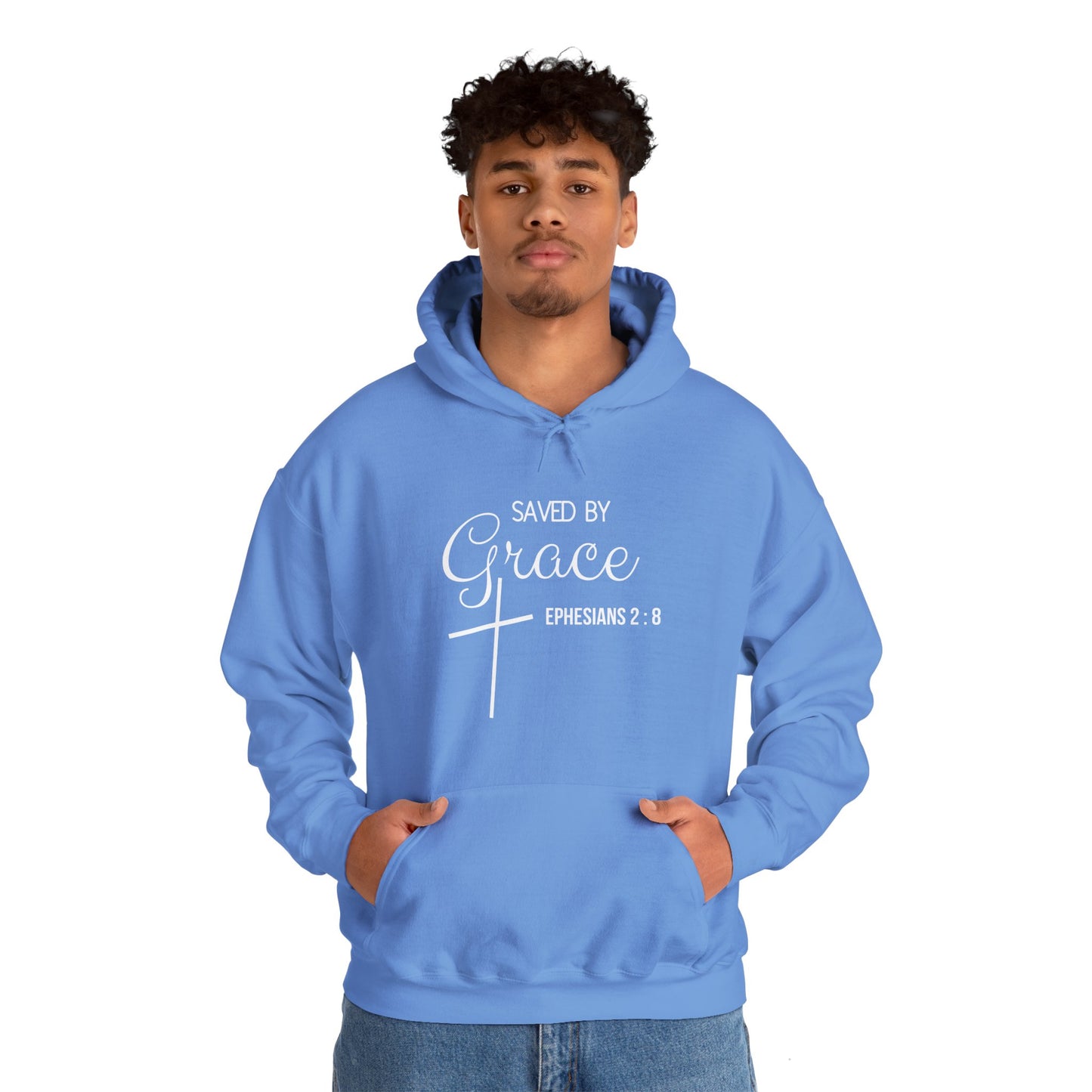 Saved By Grace Heavy Blend™ Hooded Sweatshirt