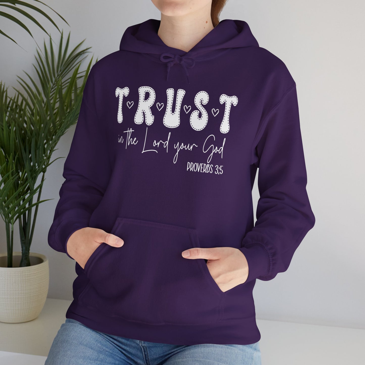Trust In The Lord Heavy Blended Hoodie
