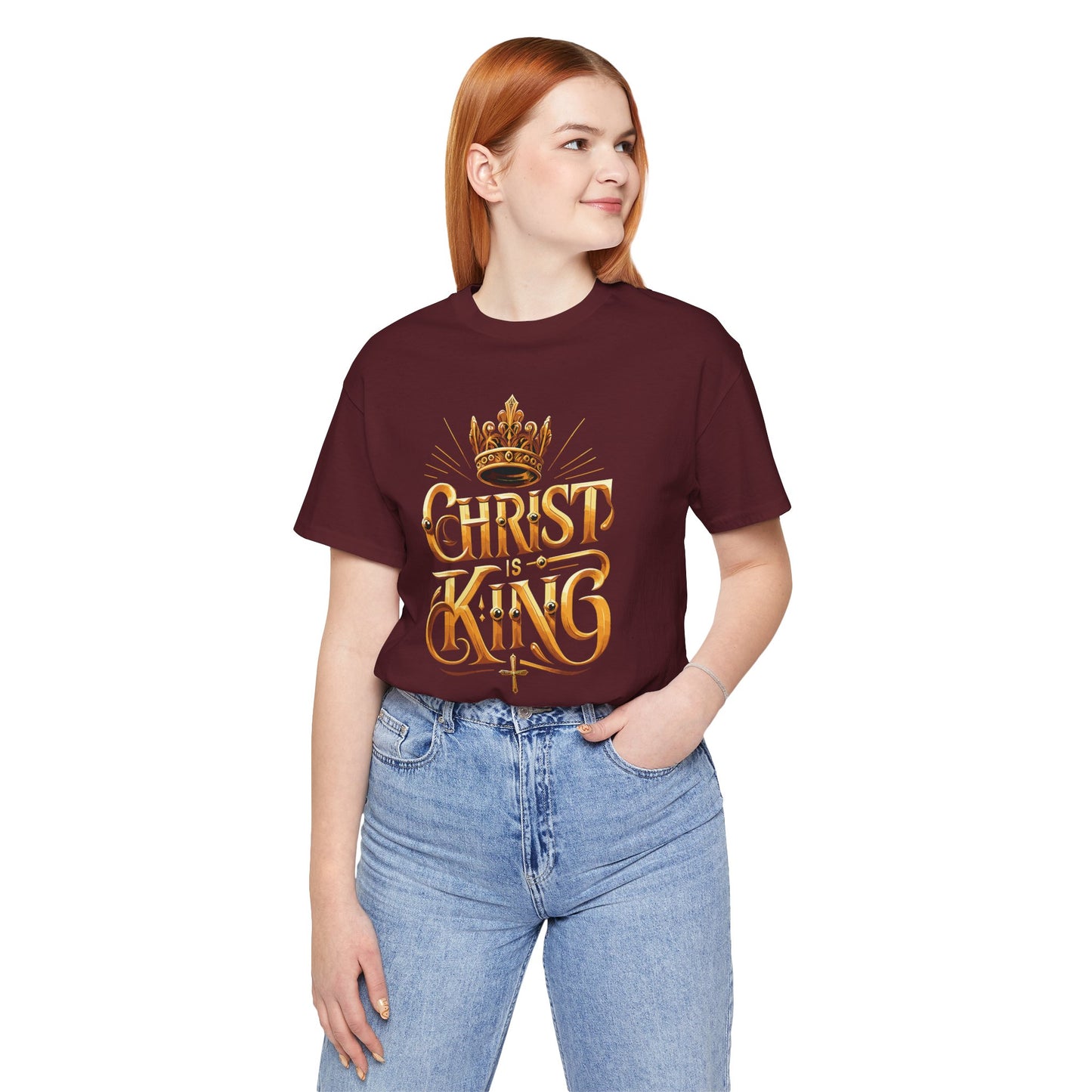 Christ Is King Jersey Short Sleeve Tee