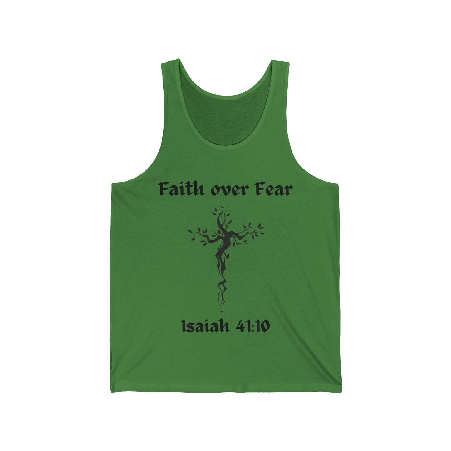 Faith over Fear Jersey Tank