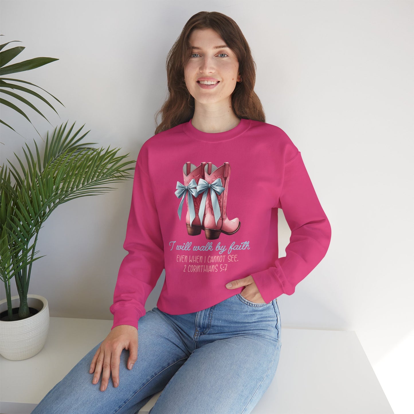 Walk By Faith Women Sweatshirt