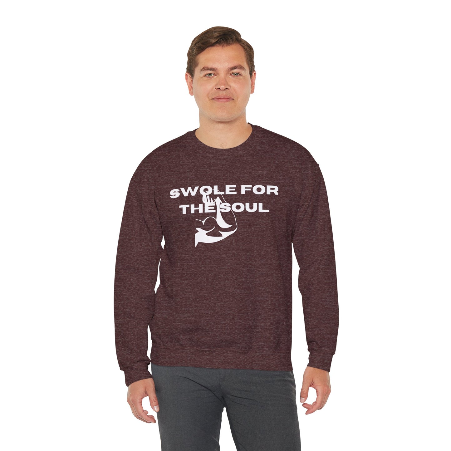 Swole For The Soul Heavy Blend™ Crewneck Sweatshirt