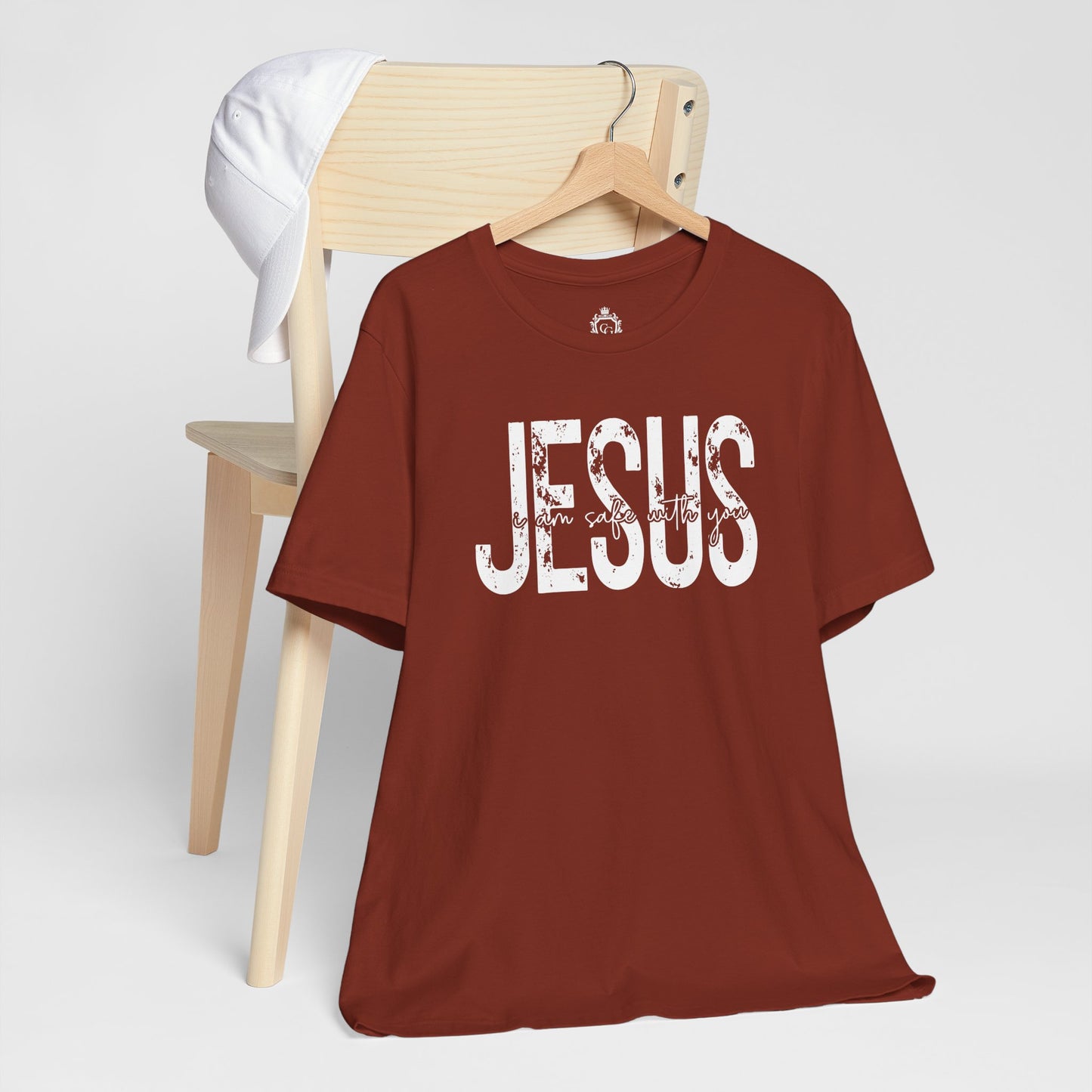 Jesus I am Safe With You Jersey Short Sleeve Tee