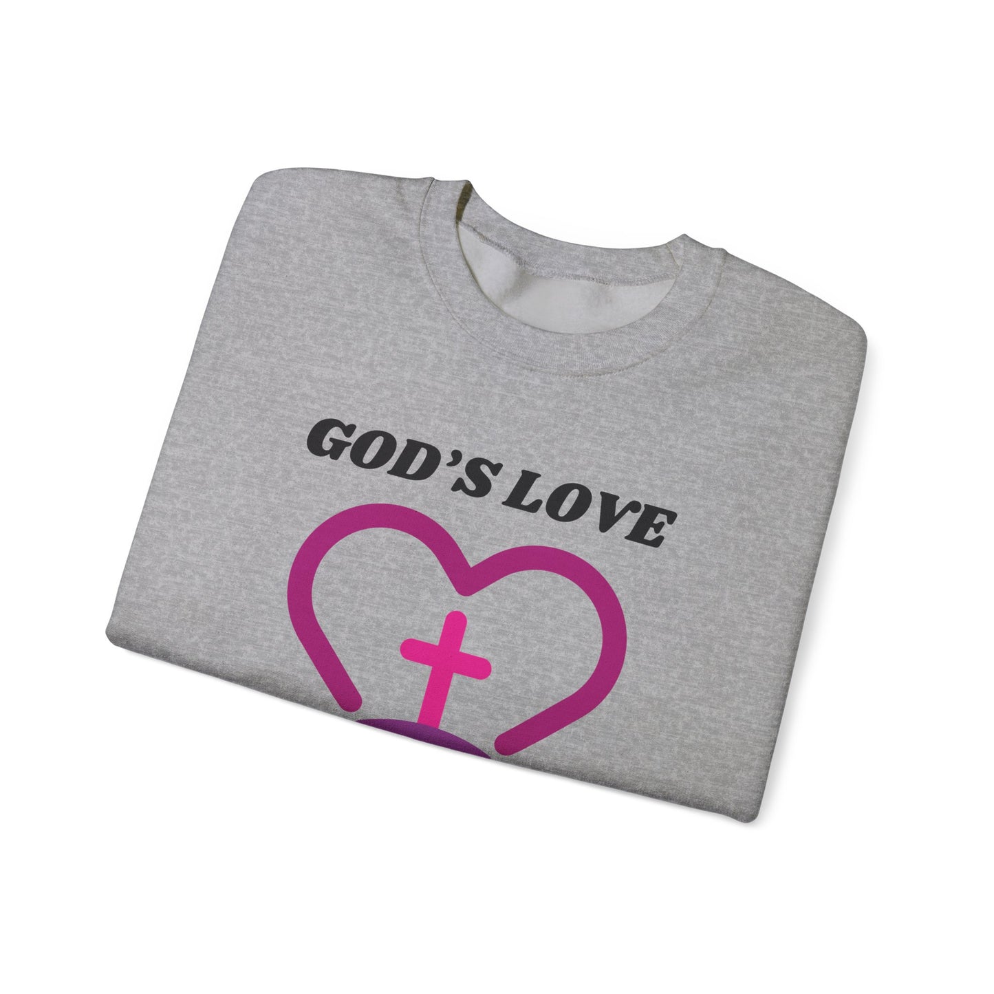 God's Love The Limit Does Not Exist Heavy Blend™ Crewneck Sweatshirt