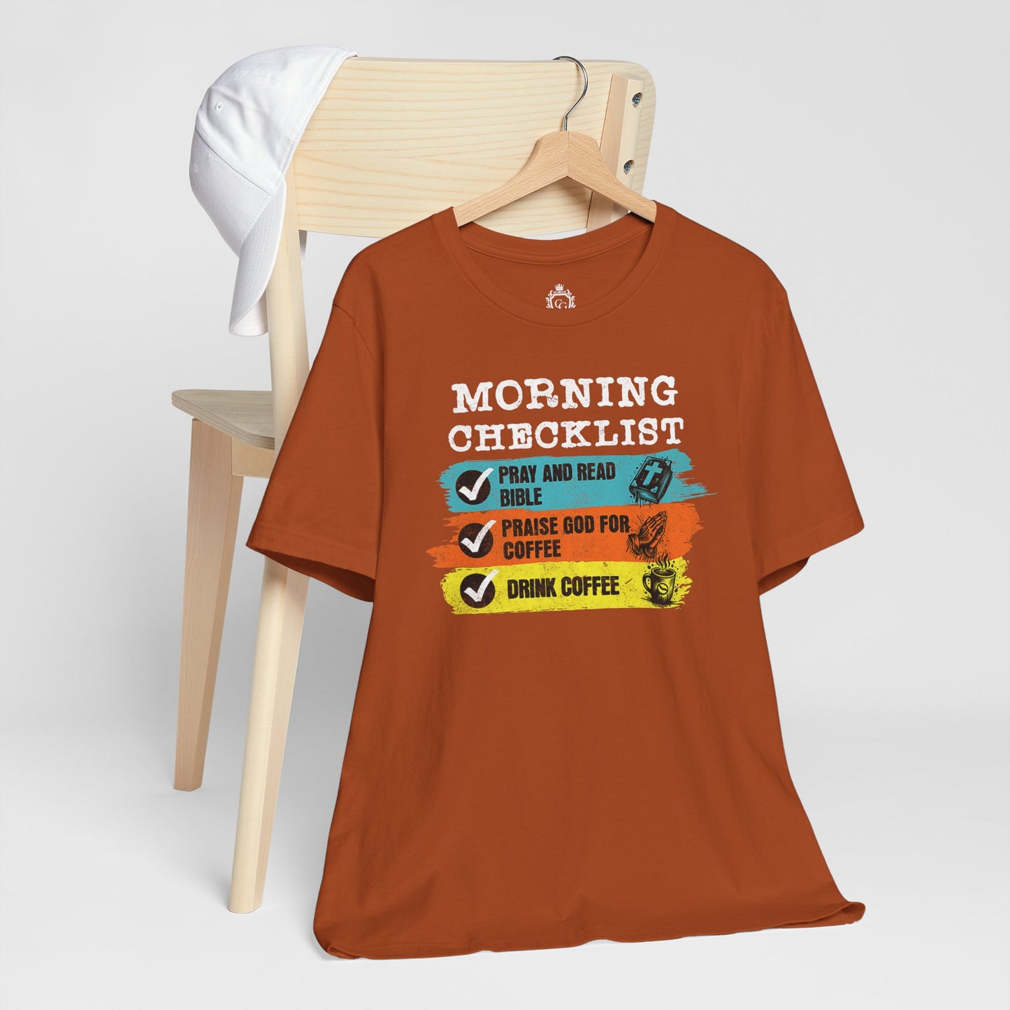 Morning Checklist Jersey Short Sleeve Tee
