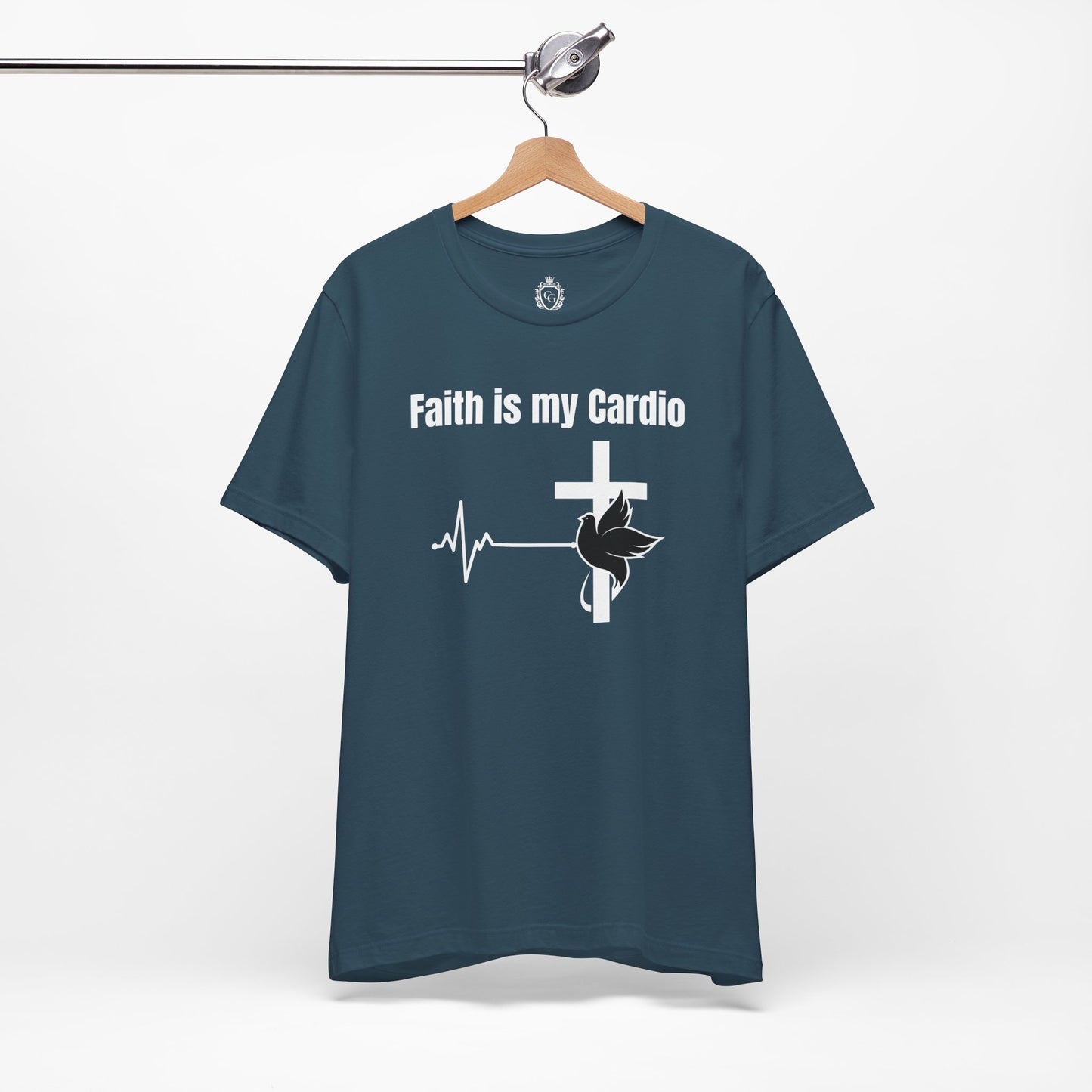 Faith Is My Cardio Jersey Short Sleeve Tee