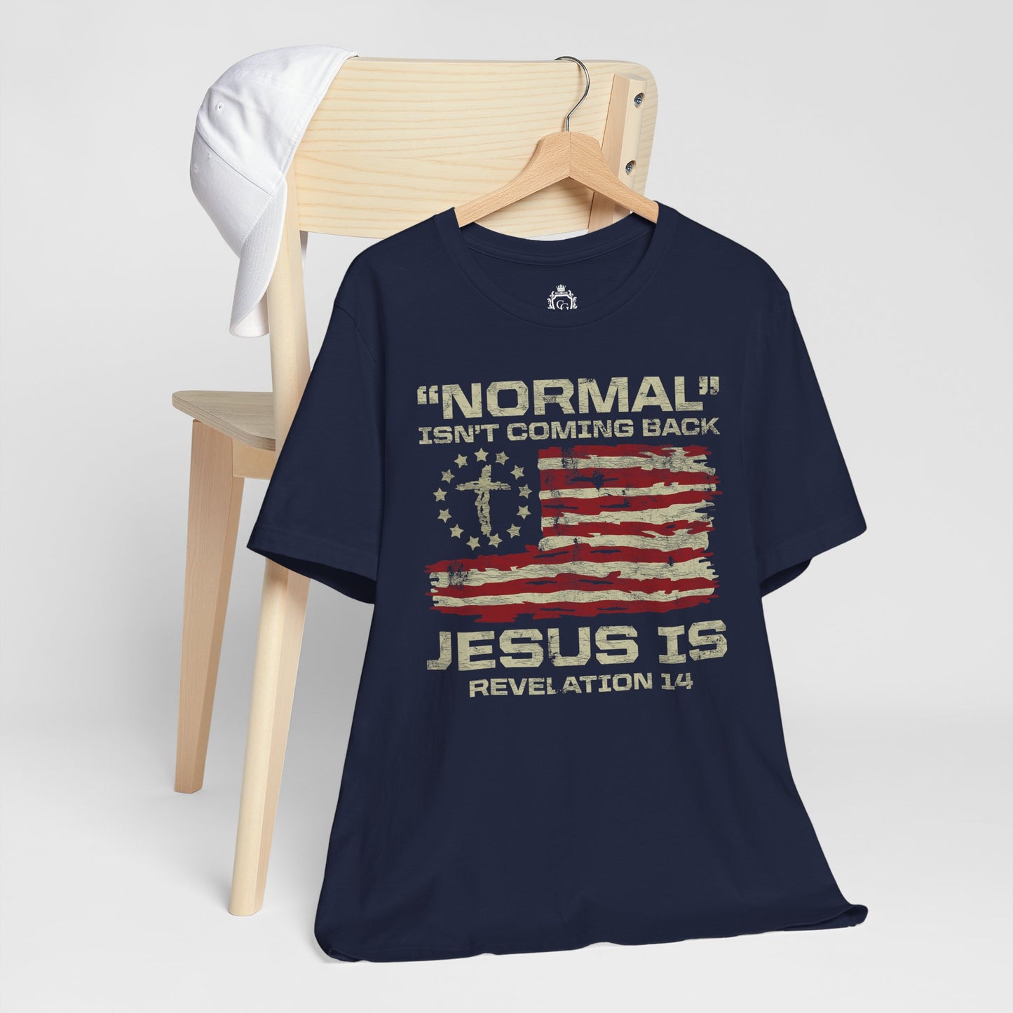 Normal Isn't Coming Back Jesus Is Jersey Short Sleeve Tee