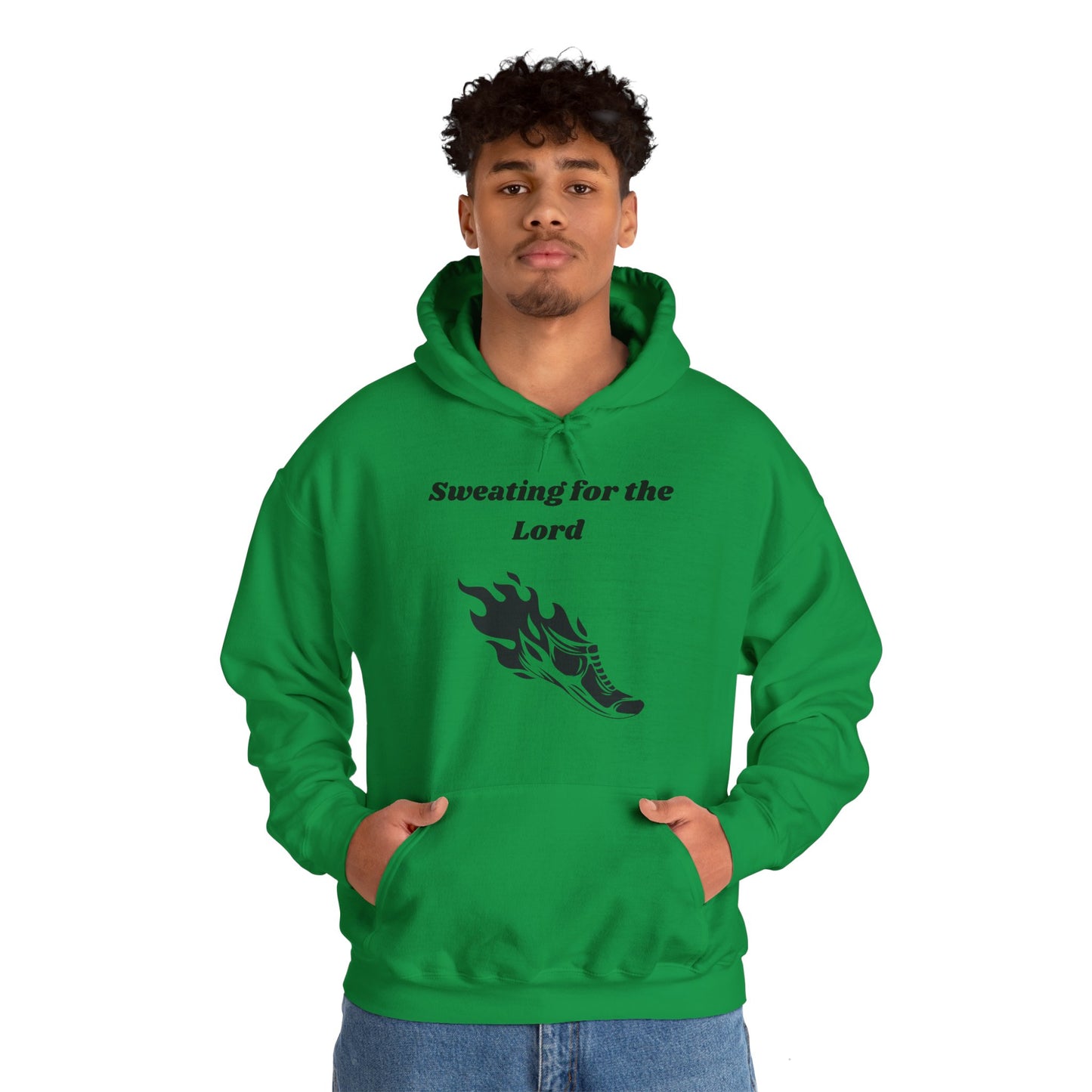 Sweating For The Lord Heavy Blend™ Hooded Sweatshirt