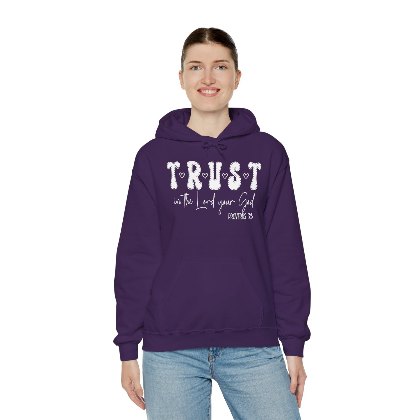 Trust In The Lord Heavy Blended Hoodie