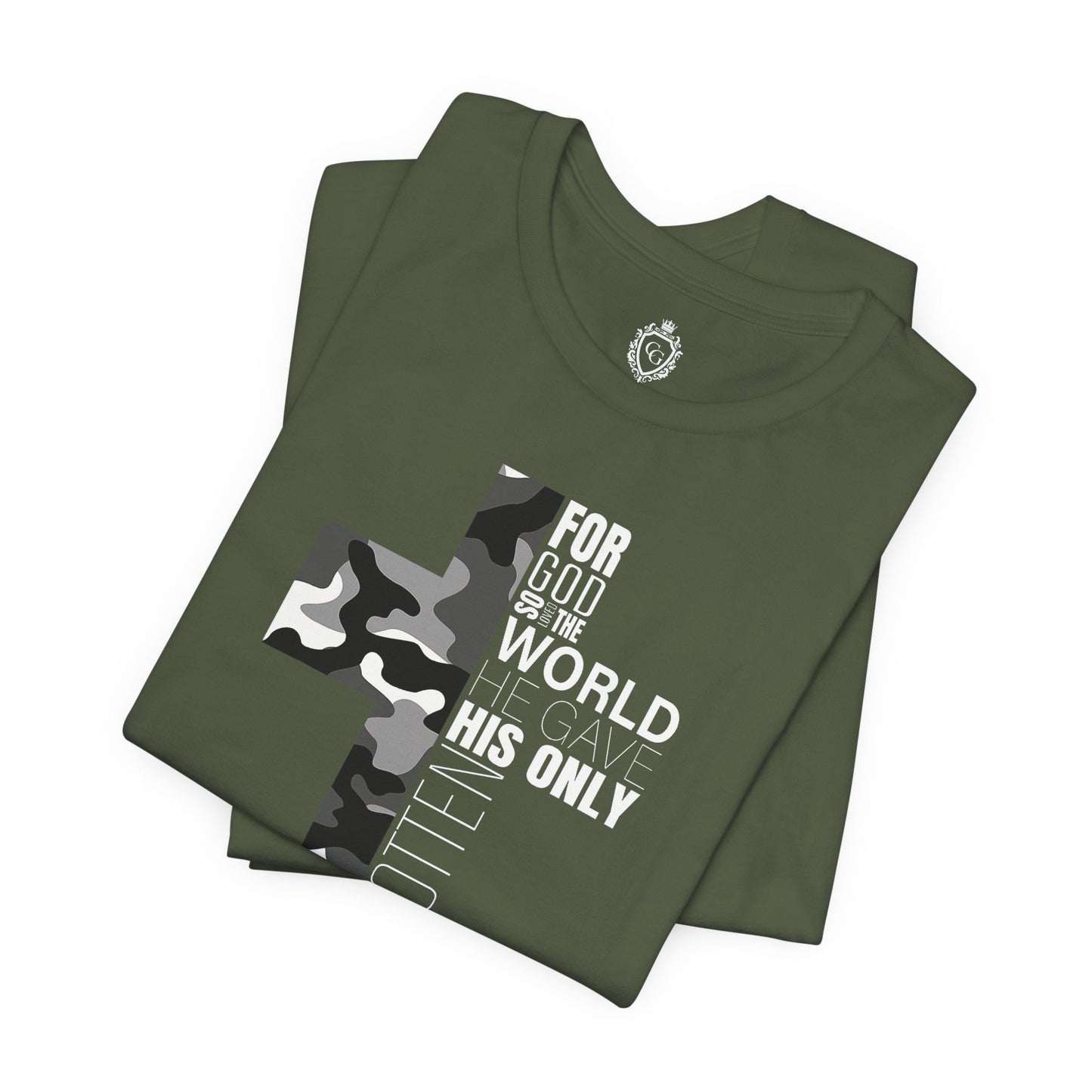 For God So Loved The World Jersey Short Sleeve Tee