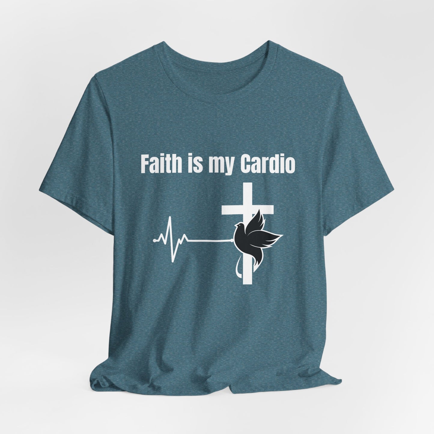 Faith Is My Cardio Jersey Short Sleeve Tee