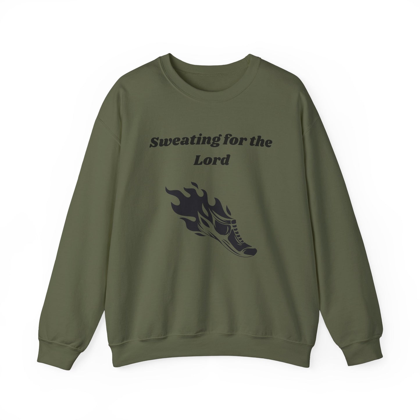 Sweating For The Lord Heavy Blend™ Crewneck Sweatshirt