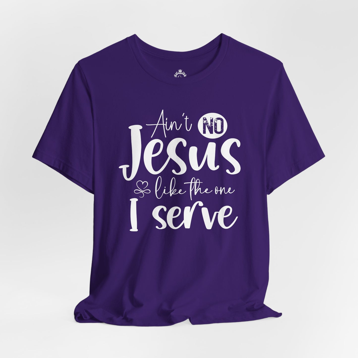 Ain’t No Jesus Like The One I Serve Jersey Short Sleeve Tee