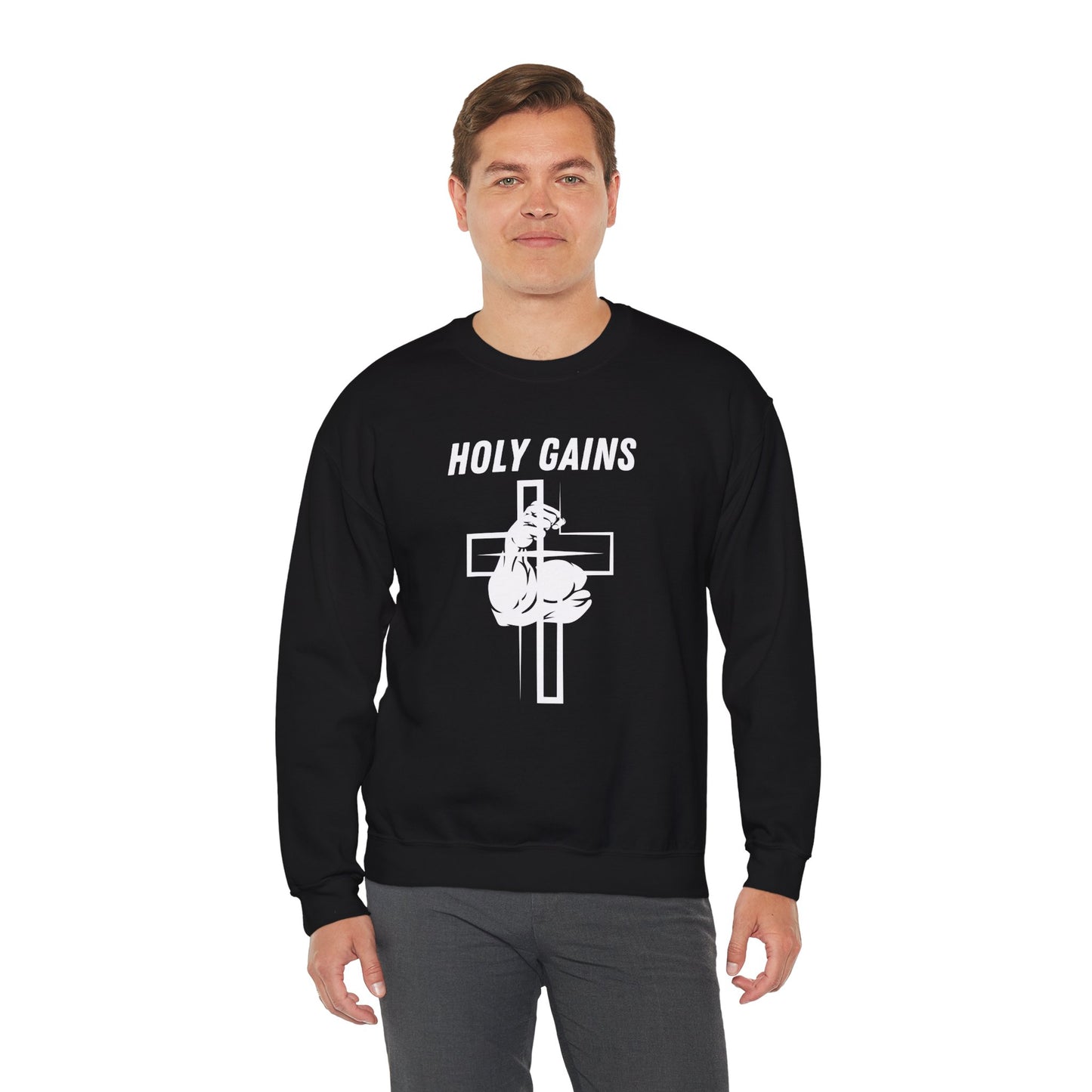 Men's Sweatshirt - Holy Gains