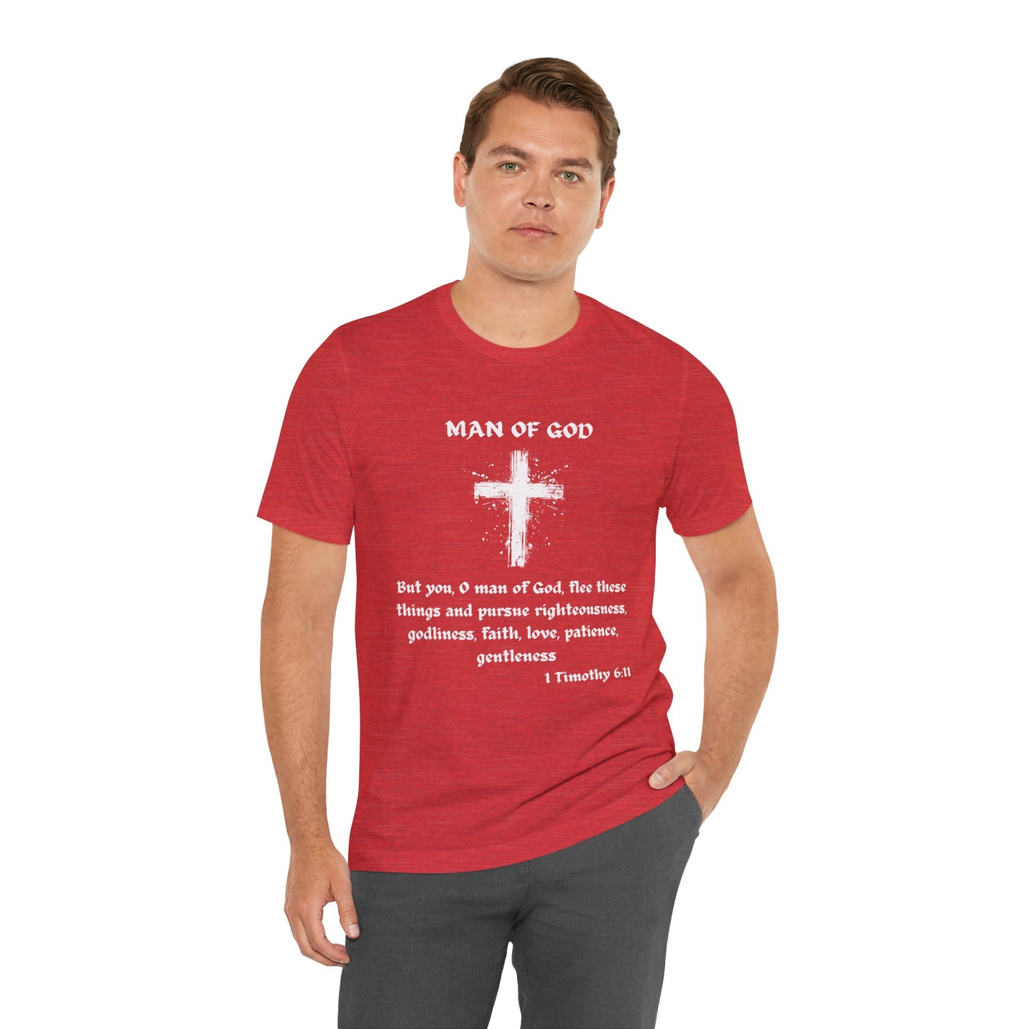 Man Of God Jersey Short Sleeve Tee