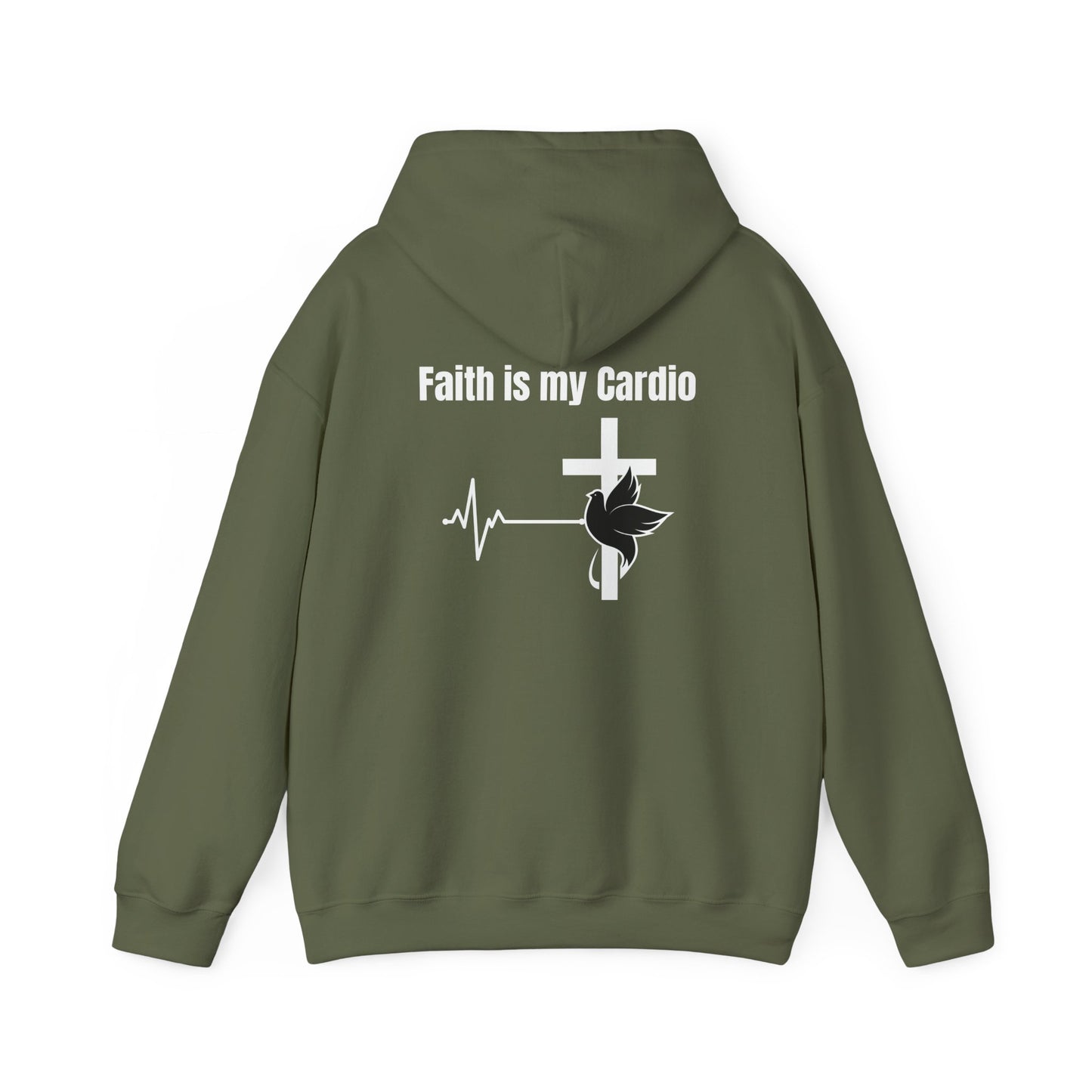 Heavy Blend Hoodie - Faith Is My Cardio