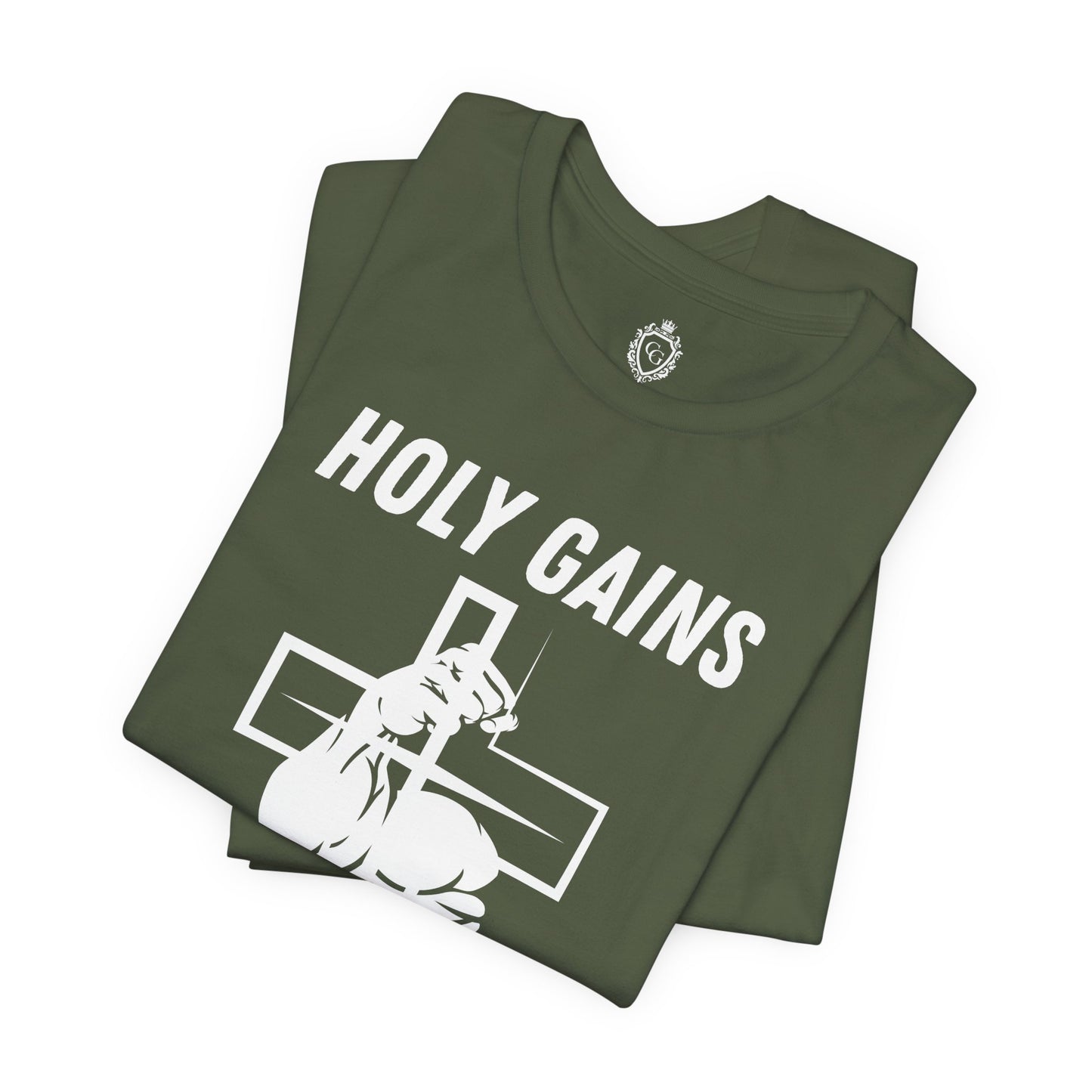 Holy Gains Jersey Short Sleeve Tee