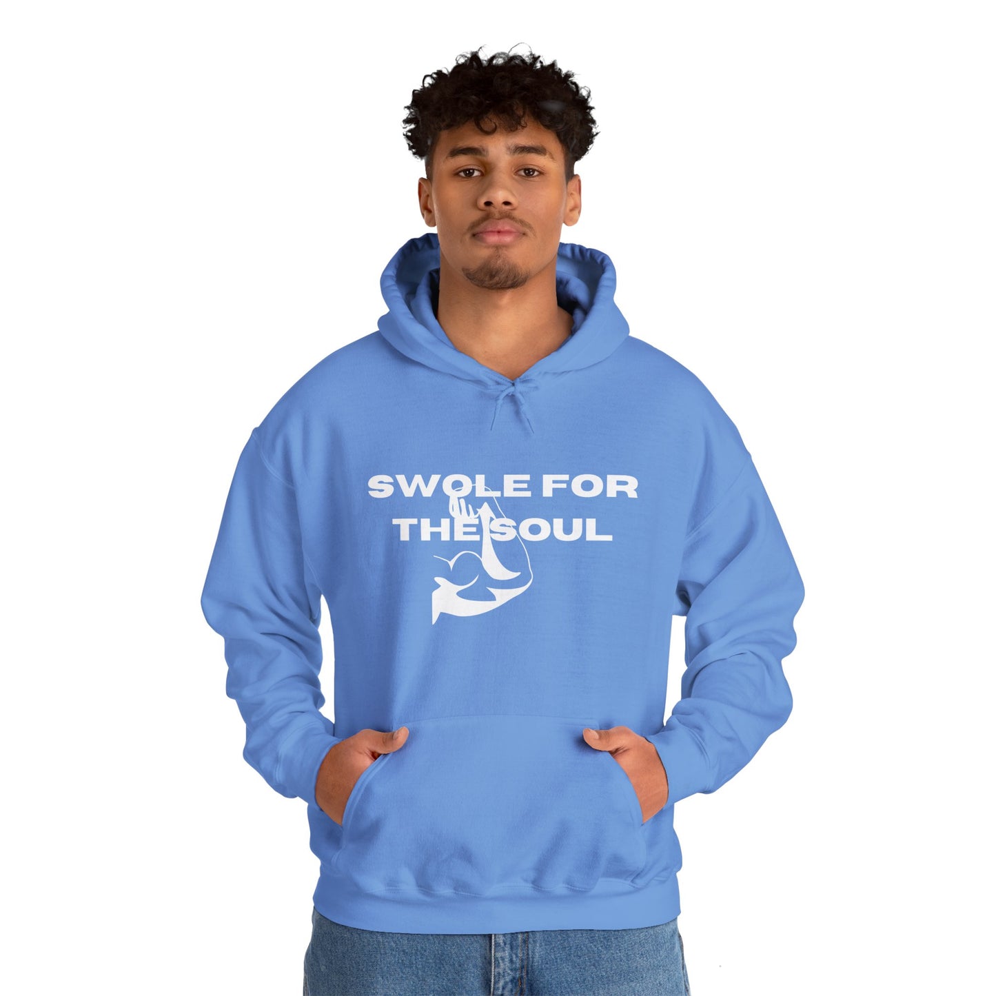 Swole For The Soul Heavy Blend™ Hooded Sweatshirt