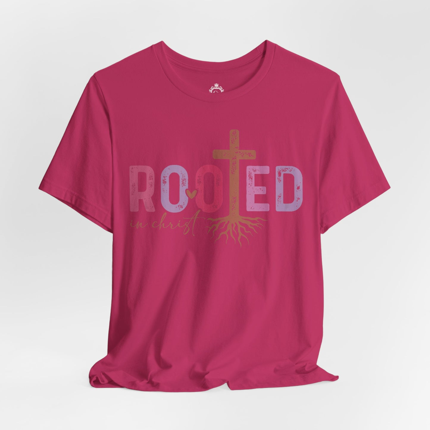 Rooted In Christ Jersey Short Sleeve Tee