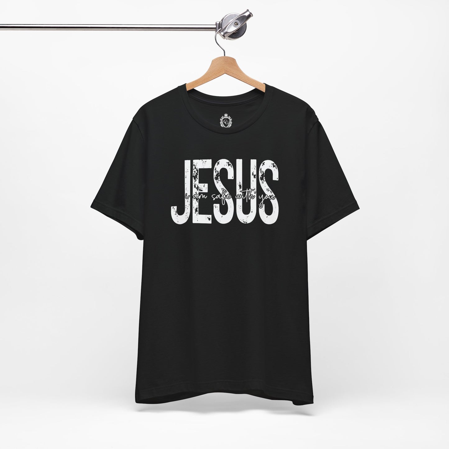 Jesus I am Safe With You Jersey Short Sleeve Tee