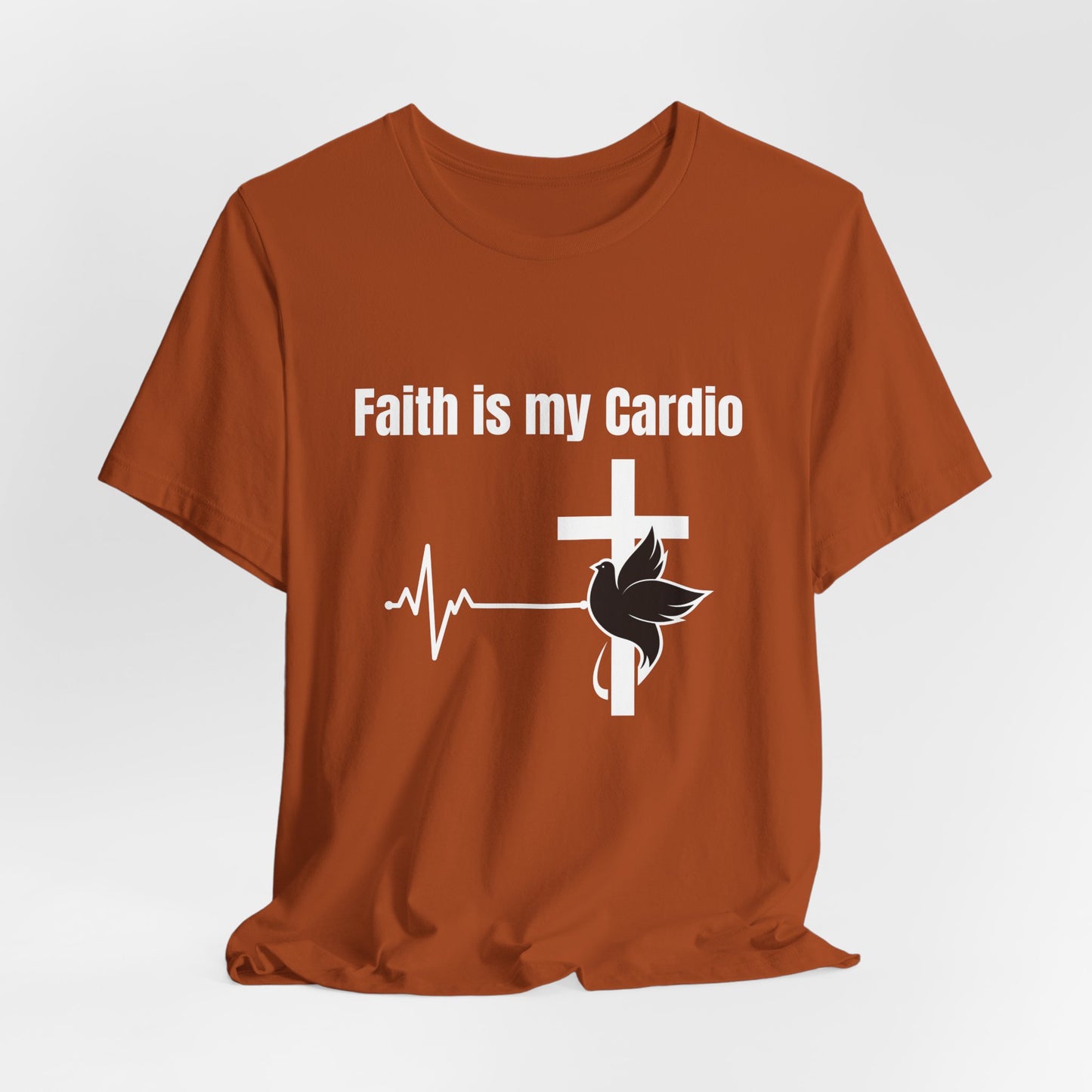 Faith Is My Cardio Jersey Short Sleeve Tee