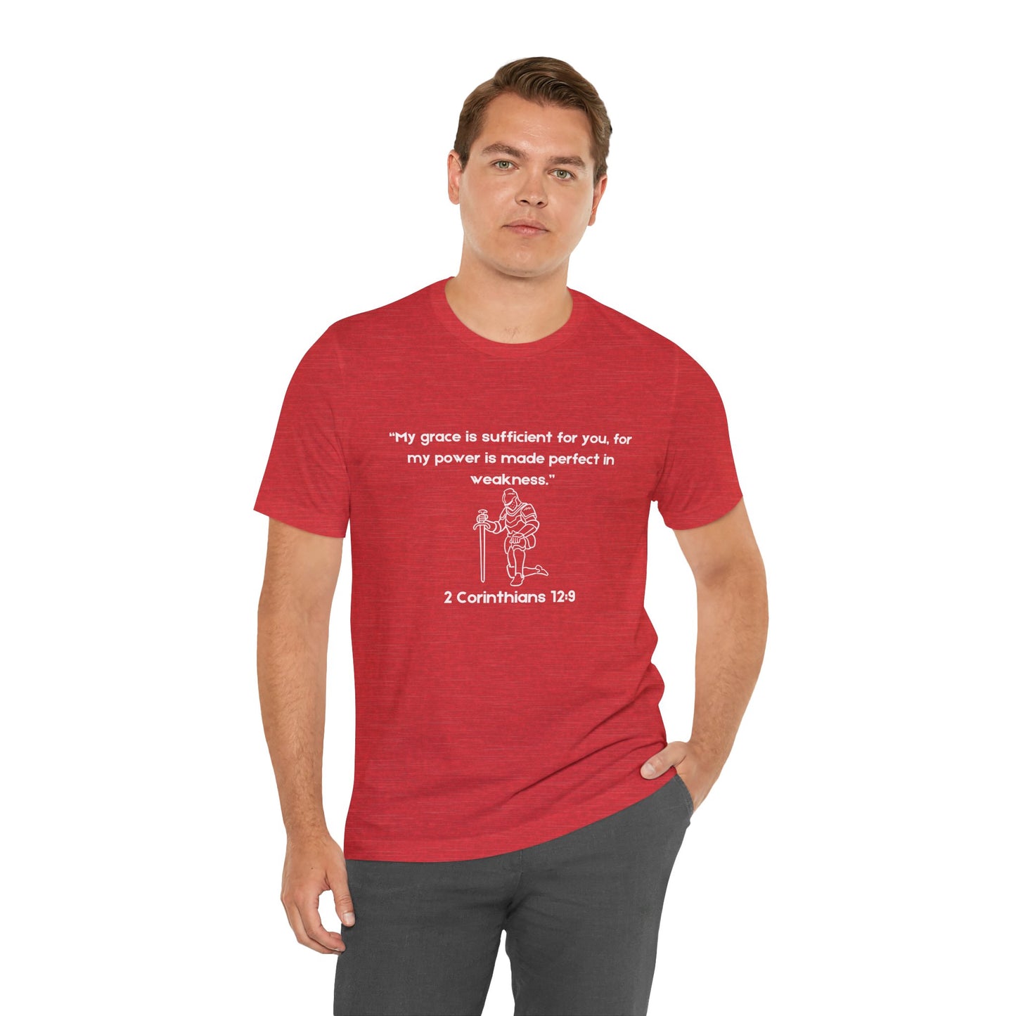 My Grace Is Sufficient Jersey Short Sleeve Tee