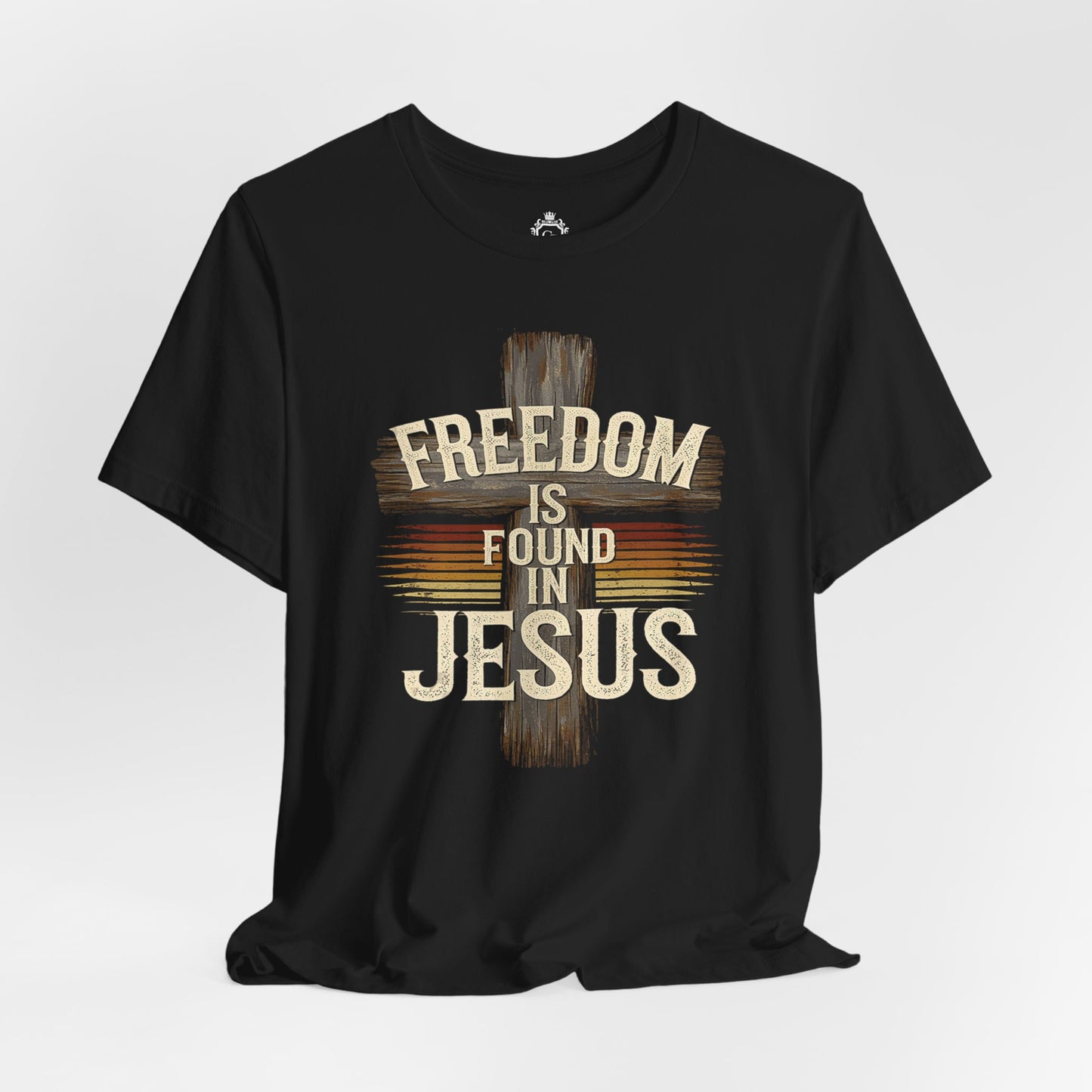 Freedom in found in Jesus Jersey Short Sleeve Tee