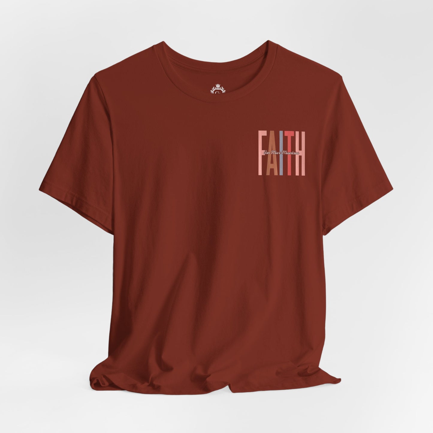 Faith Can Move Mountains Jersey Short Sleeve Tee