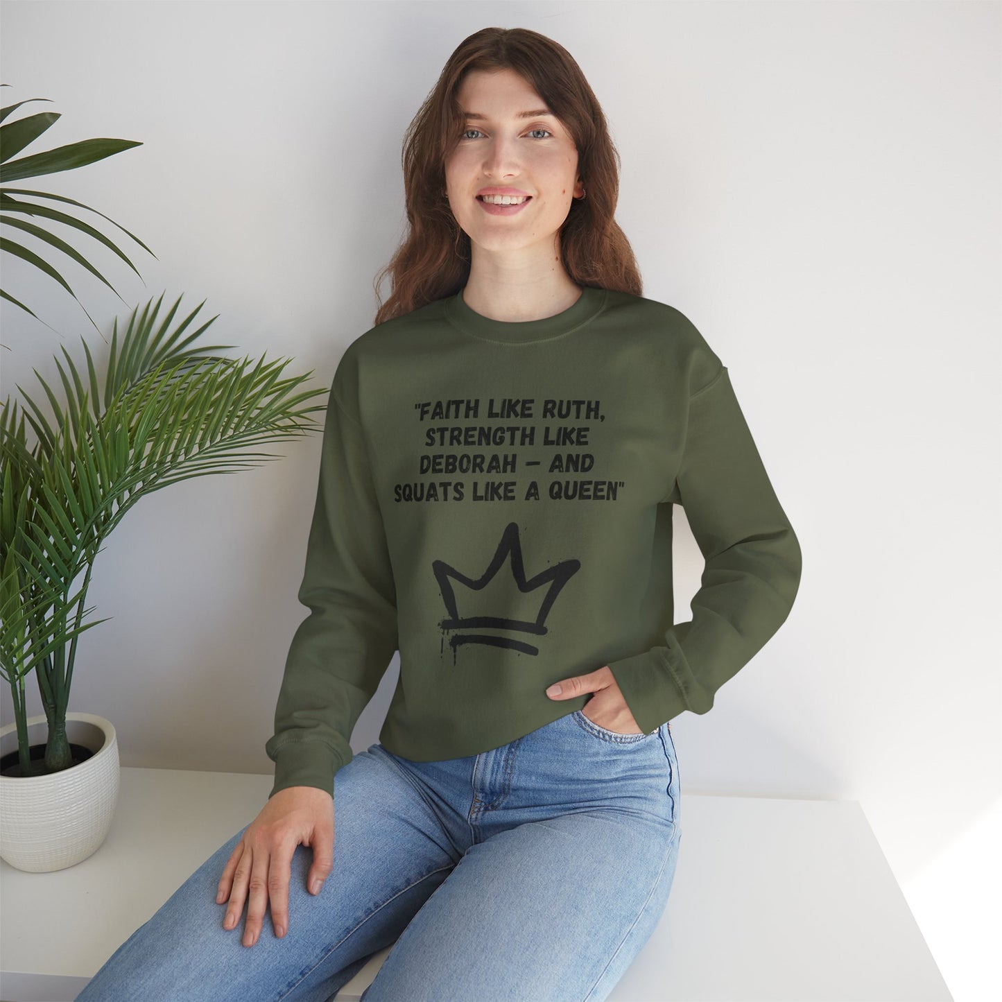 Faith Like Ruth Heavy Blend™ Crewneck Sweatshirt