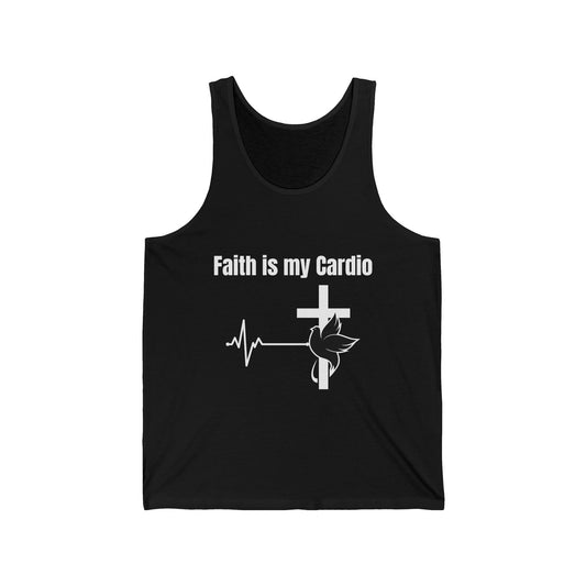 Faith Is My Cardio Jersey Tank