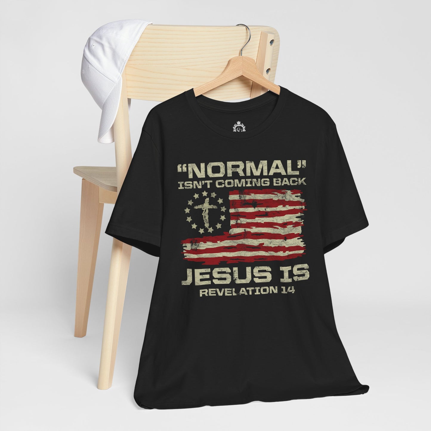 Normal Isn't Coming Back Jesus Is Jersey Short Sleeve Tee