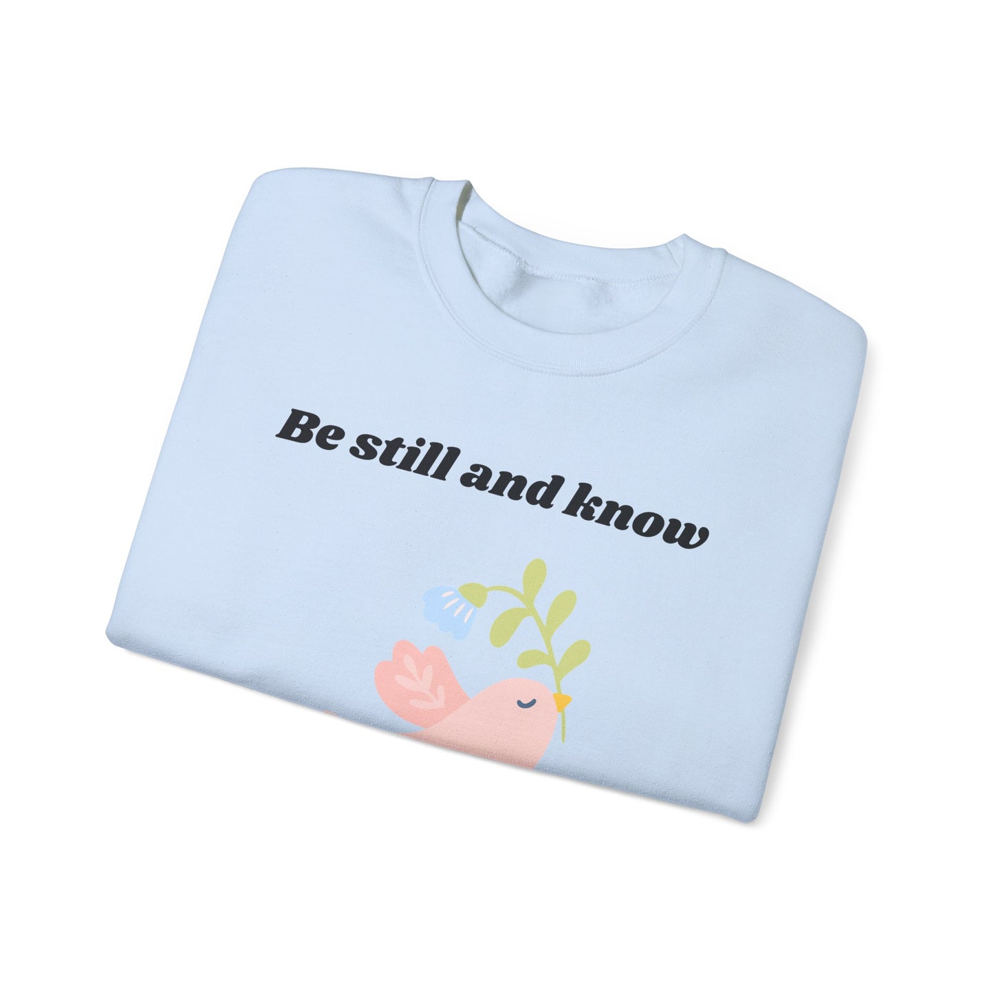 Be Still And Know Heavy Blend™ Crewneck Sweatshirt