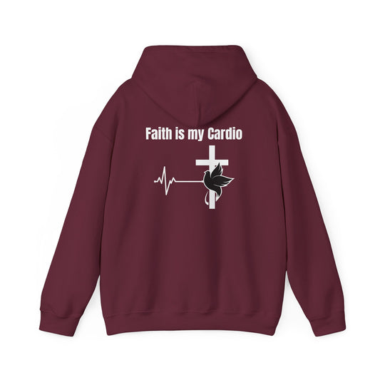 Heavy Blend Hoodie - Faith Is My Cardio