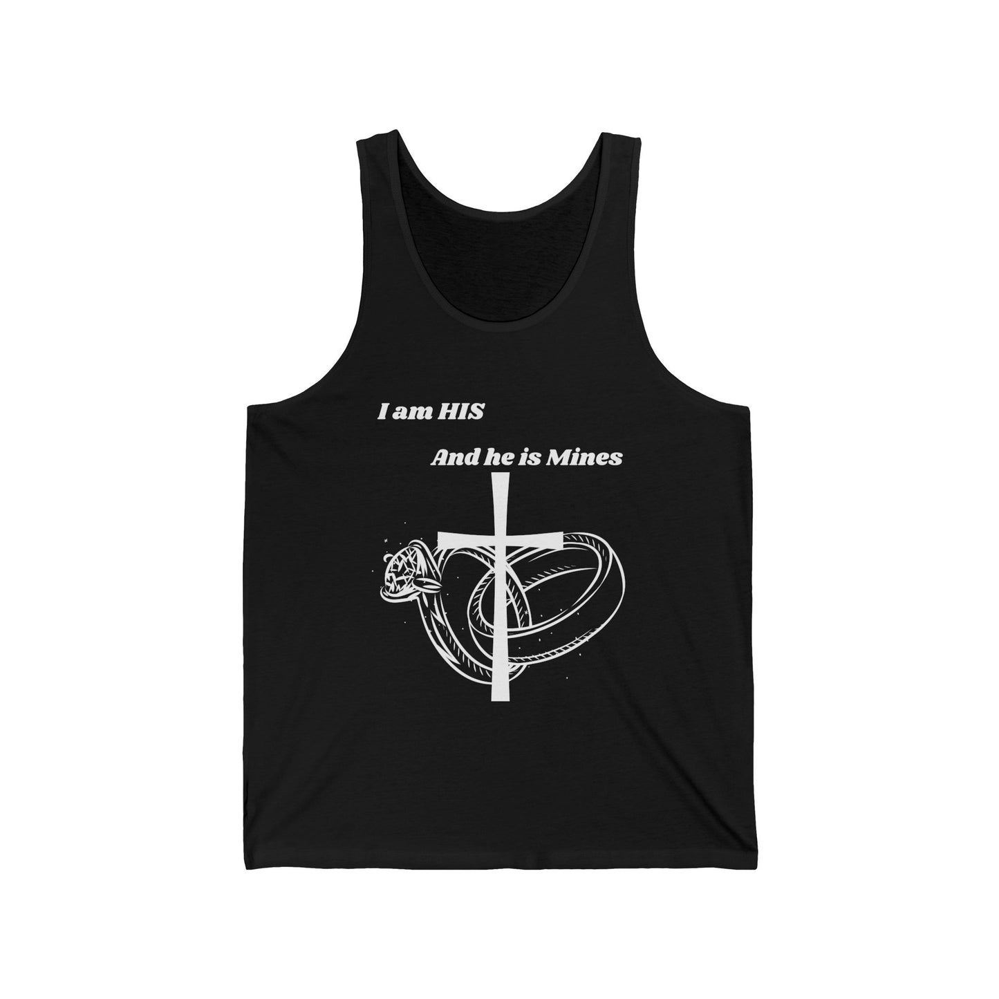 I Am His And He Is Mines Jersey Tank