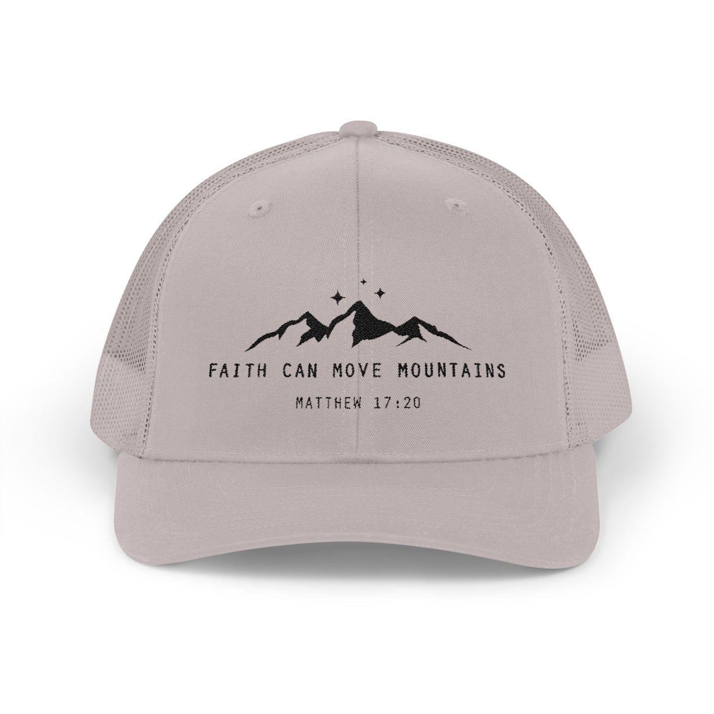 Faith Can Move Mountains Snapback Cap