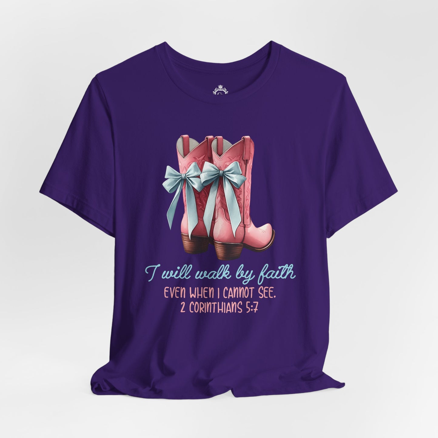 Walk By Faith Jersey Short Sleeve Tee
