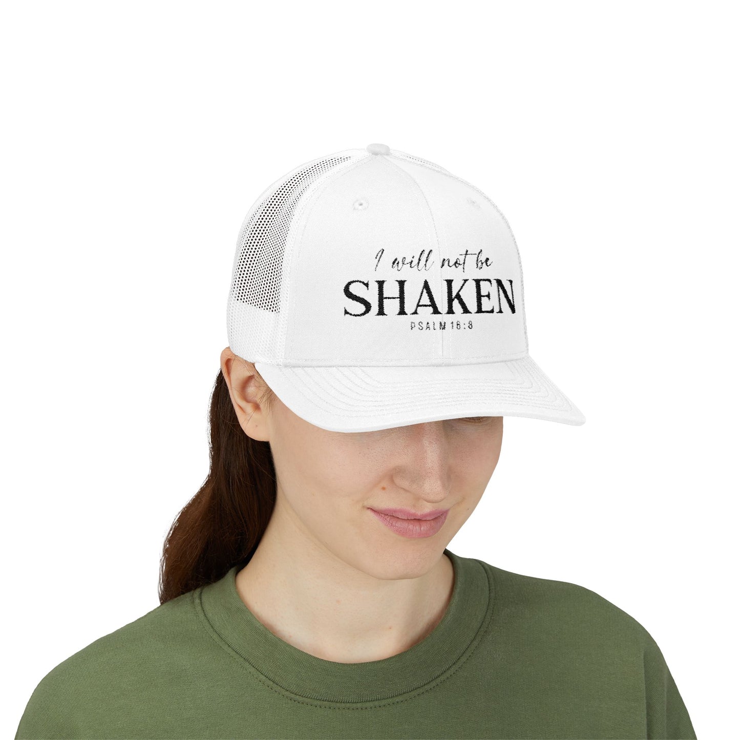I Will Not Be Shaken Snapback Cap