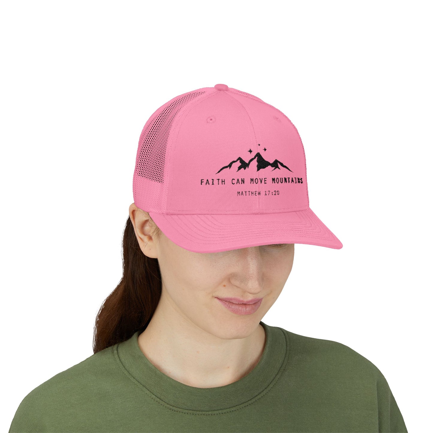 Faith Can Move Mountains Snapback Cap