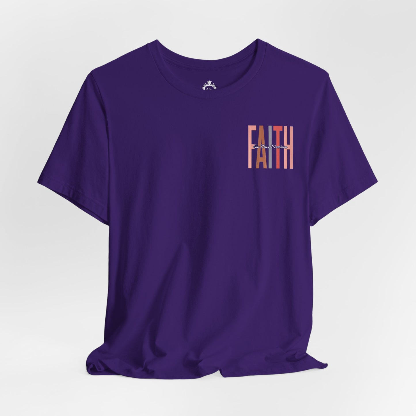 Faith Can Move Mountains Jersey Short Sleeve Tee